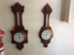 English antique aneroid barometers